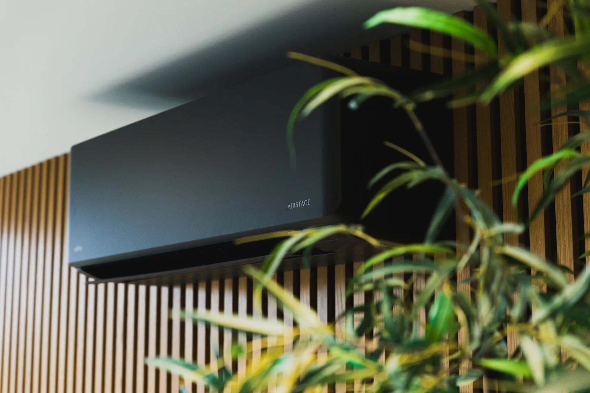 Black Fujitsu Air Stage air conditioner